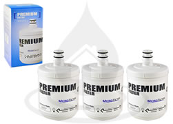 ADQ72910901 (LT500P) Premium Microfilter Ltd. x3 Filtre à eau Réfrigérateur